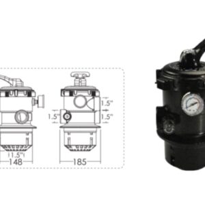ברז רב דרך עליון 1.5 EMAUX MPV01 אמוקס