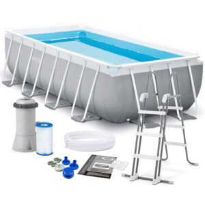 בריכת400X200X122 ישירות מהיבואן 26790 אינטקס בריכת INTEX/אינטקס אולטרה מלבנית במידות 400X200X122 ס"מ