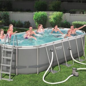 בריכה אובלית אולטרה BESTWAY דגם 56710 + משאבת פילטר 1500 גלון בסטוואי
