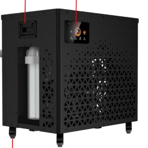 צ׳ילר קירור לאמבטיות קרח R290 כולל משאבת סחרור פנימית ומסנן כולל אמבטיה